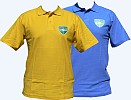 2 Polo marškinėliai (mėlyni + geltoni)